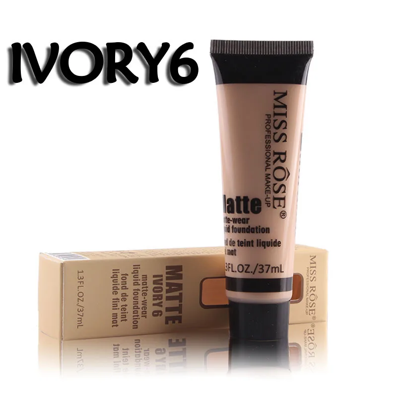 Makeup Face Concealer Lasting Waterproof Products Basic Cream Liquid Matte Basic Products Cosmetics Repair Face Make Up TSLM1 - Цвет: IVORY 6