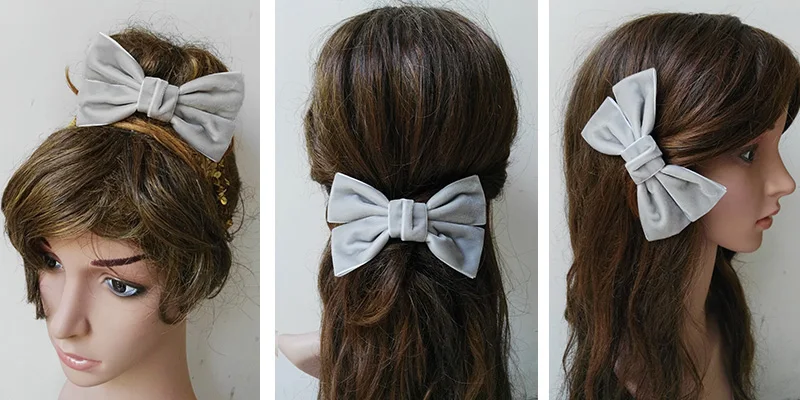 8 women hair bows