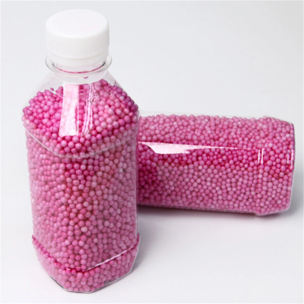 DIY Snow Mud Particles Accessories Slime Balls Small Tiny Foam Beads For Floam Filler For DIY Supplies 2-4mm - Цвет: A11