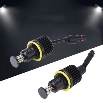 

Vehemo 2pcs DC 12V Car LED Angel Eye Marker Light For BMW E92 Accessories 80W 5500LM