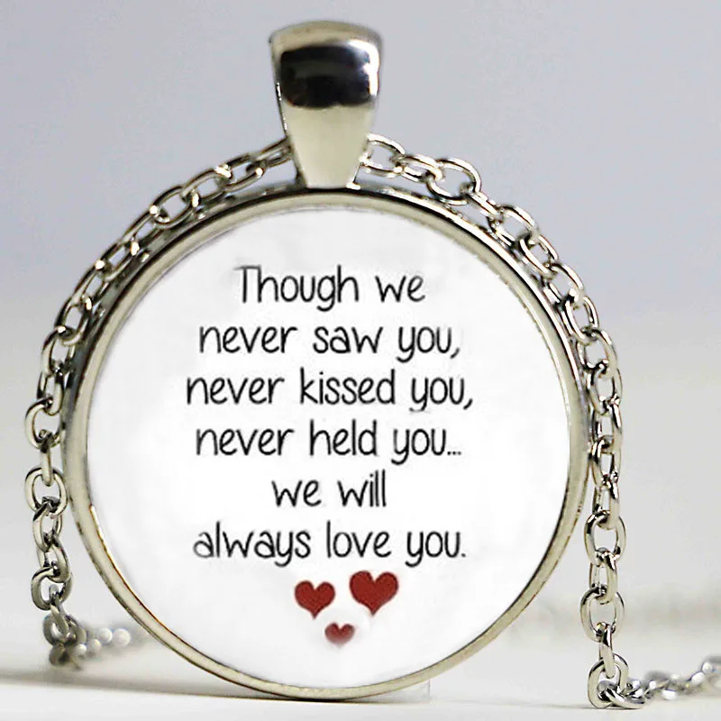

Miscarriage Keepsake Pendant Necklace - Loss of Unborn Baby - Miscarriage Necklace - Miscarriage Remembrance