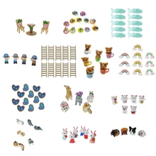 Миниатюрные из полимерной смолы дом Фея Сад Микро пейзаж дома декоративное растение для сада Горшки Бонсай Ремесло Декор