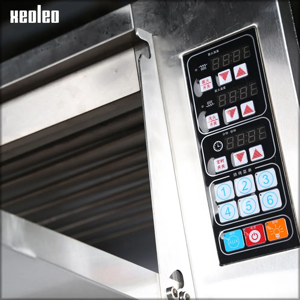 XEOLEO электрическая печь интеллектуальная печь для хлеба печь для пиццы Коммерческая Автоматическая цифровая Хлебопекарная машина с шифером 2500 Вт