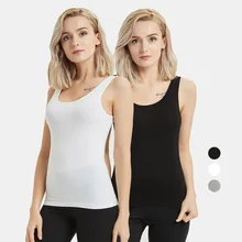 Женское нижнее белье, нижнее белье, хлопок, пикантные майки, Женский Тонкий облегающий жилет с u-образным вырезом, простое нижнее белье, майки, майка