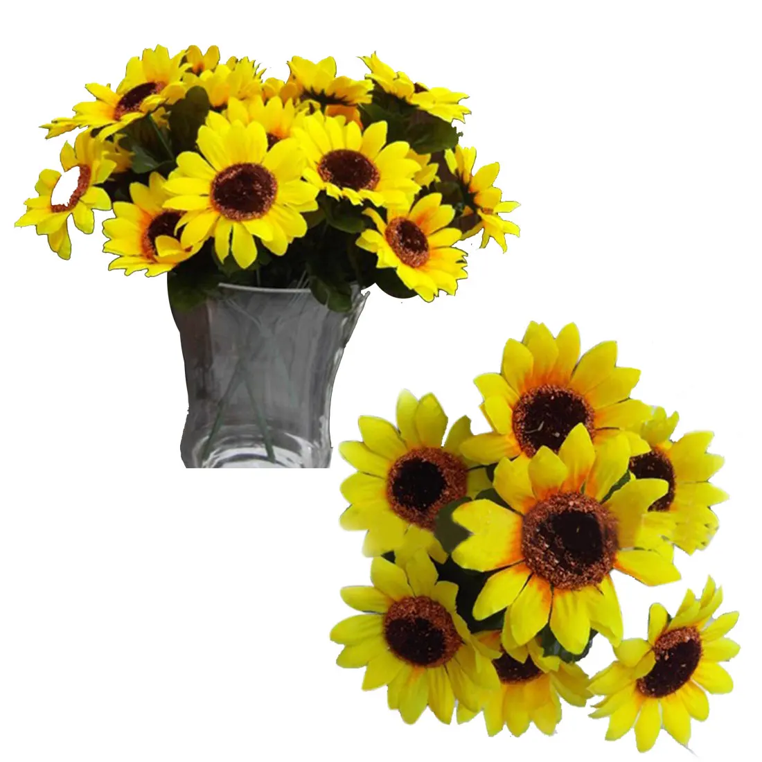 Artificial sunflowers Home Party Decor Display Artificial Silk Flower