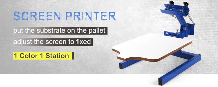 1 Цвет 1 Станция трафаретная печатная машина DIY футболка пресс-принтер