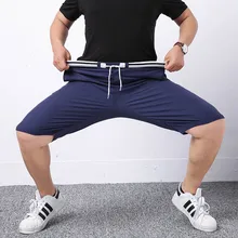 Новое поступление летние хлопковые шорты мужские повседневные с высокой эластичной талией свободные модные удобные мужские s плюс размер 3XL 4XL 5XL 6XL 7XL 8XL