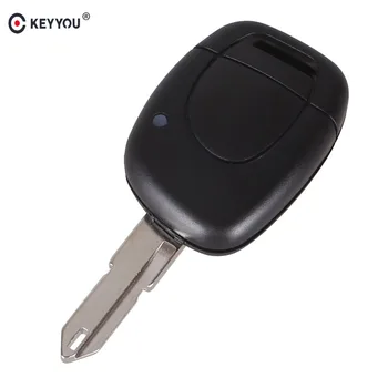 

KEYYOU 20X 1 Button Remote Car Key Shell Case For Renault Twingo Clio Kangoo Master NO Chip Uncut Blade Keyless Entry Fob Case
