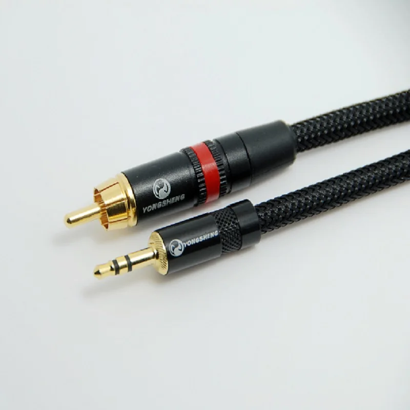 Cena Darmowa wysyłka DIY HIFI 3.5mm do RCA SPDIF koncentryczny dźwięk cyfrowy kabel do xiaomi Box MDZ 09 AA Fiio X3, X5 pierwszej generacji