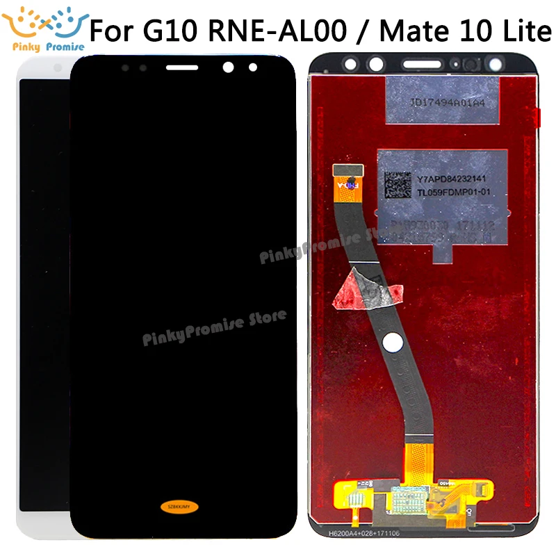 ЖК-дисплей 5 9 дюйма для HUAWEI Mate 10 Lite дисплей с сенсорным экраном и рамкой фонариком