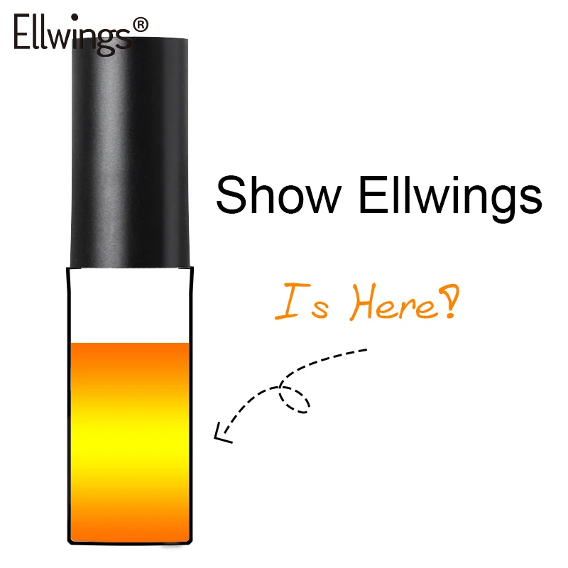 Ellwings прозрачный лак Фольга гель пластыри на гелевой основе передачи Фольга гель нужно Применение с звездное небо передача Бумага ногтей