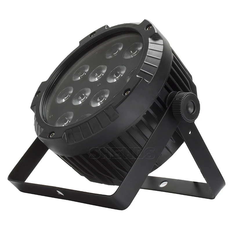 Effect para Piscina ao ar Decorações de Natal à Prova d' Água Levou Par Plana Dmx512 12x12 w Rgbw Disco Party dj Stage Lighting Livre 5 À prova d' água LEVOU Par Plana