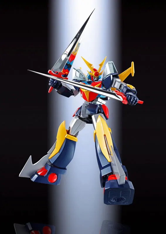 100% Оригинальные BANDAI духи Tamashii Наций душа Chogokin GX-82 фигурку-Непобедимый Сталь человек Daitarn 3 Ф. А