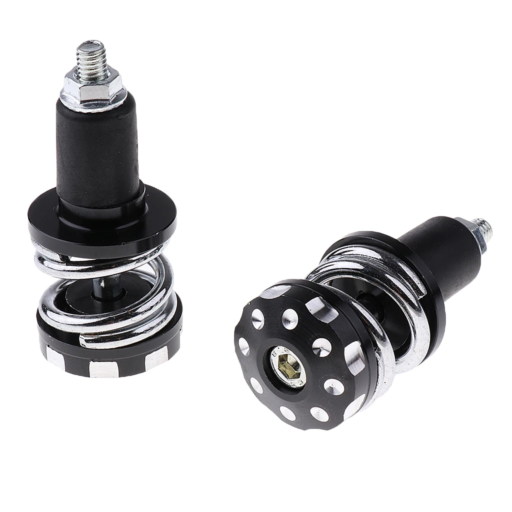 Motorcycle 7/8'' 22mm Handle Bar End Weights Handlebar Grips Cap Anti Vibration Silder Plug Aluminum Alloy 5 Colors 