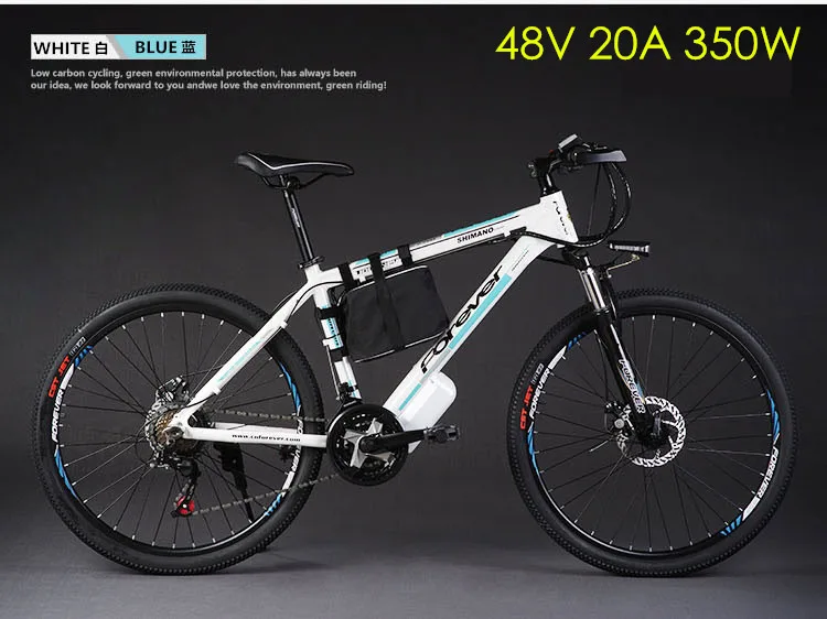 x-передний бренд 48 в 500 Вт 20А литиевая батарея горный электрический велосипед 27 скоростей Электрический велосипед Горные велосипеды ebike - Цвет: B