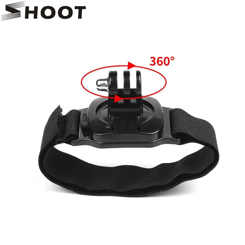 

SHOOT 360 Degree Rotation Hand Wrist Strap Mount for GoPro Hero 6 5 7 4 Session Xiaomi Yi 4K Sjcam Eken Action Camera Accessory