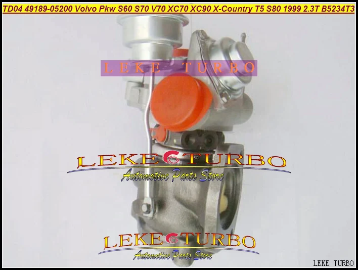 TD04 TD04HL-13T-8 49189-05200 49189-05210 8602395 8601691 Turbo Turbocharger For VOLVO PKW S60 S70 V70 XC70 XC90 X-Country T5 S80 2.3T B5234T3 2.3L (3)