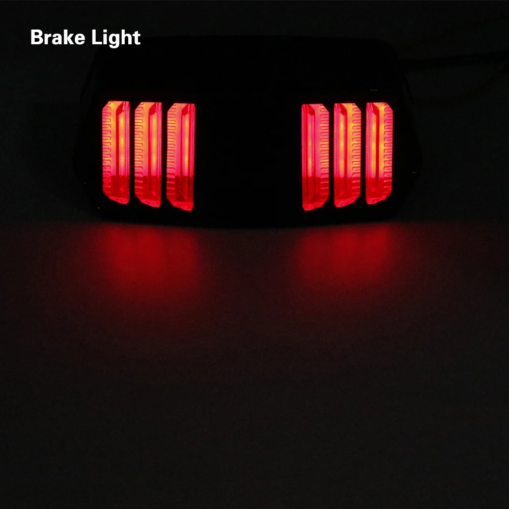 Motorcycle LED Brake Stop Signal Tail Light Street Bike Rear Indicator Turn Signal Light for Honda MSX125 CBR650F CTX700 700N (25)
