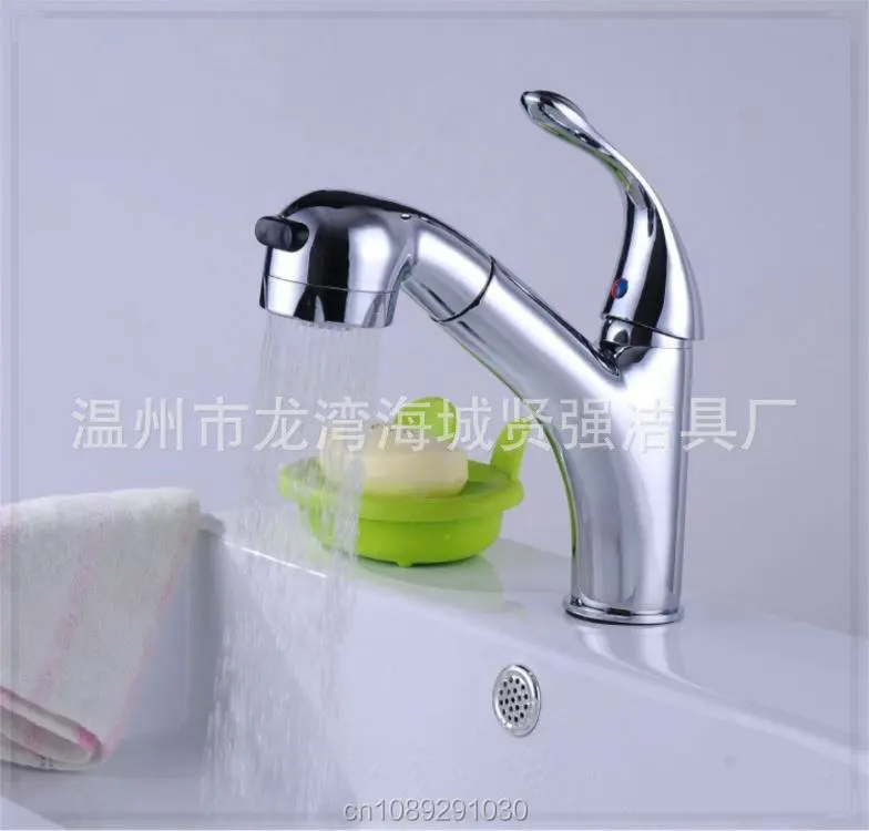 Bathroom cabinet faucet