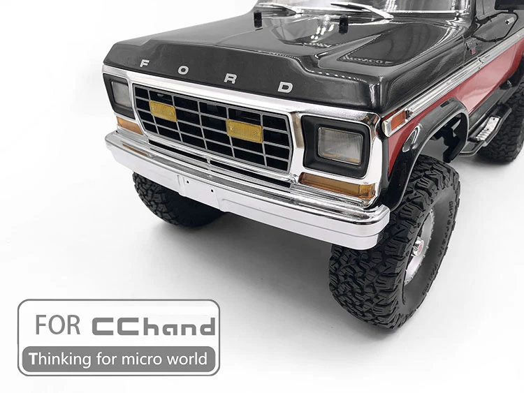 Металлический передний бампер для (cchand) Traxxas TRX 4 TRX4 Ford Bronco|Детали и аксессуары| |