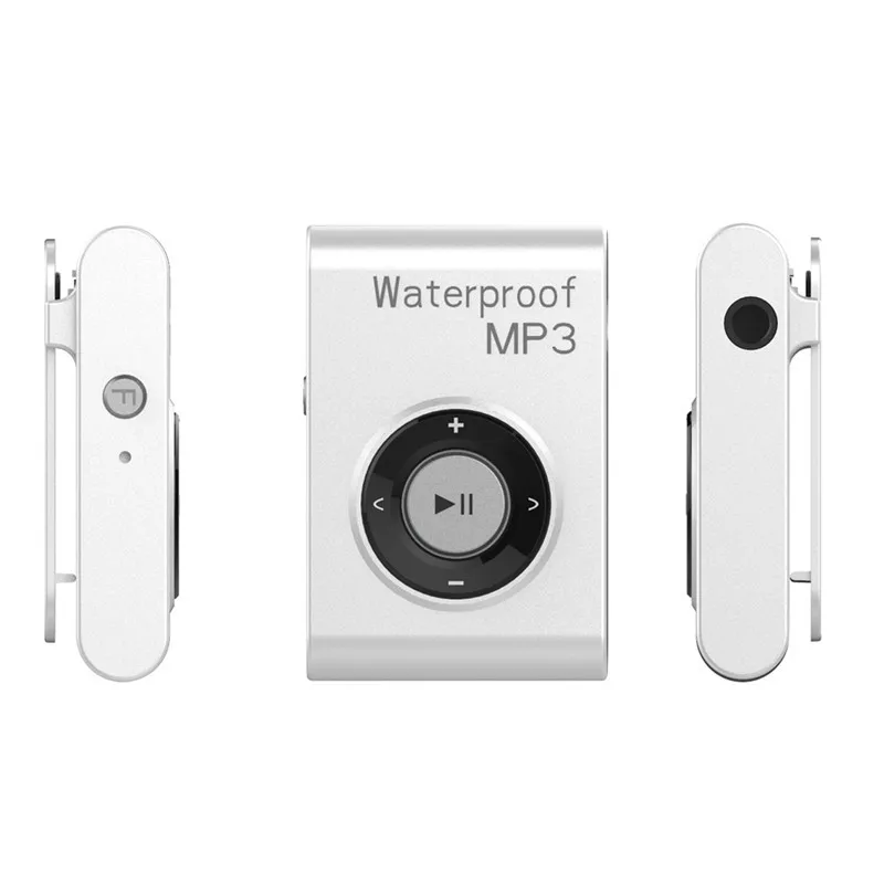Новейший IPX8 Водонепроницаемый MP3-плеер для плавания, дайвинга, серфинга, 8 ГБ/4 ГБ, спортивные наушники, музыкальный плеер с fm-зажимом, MP3 плеер Walkman