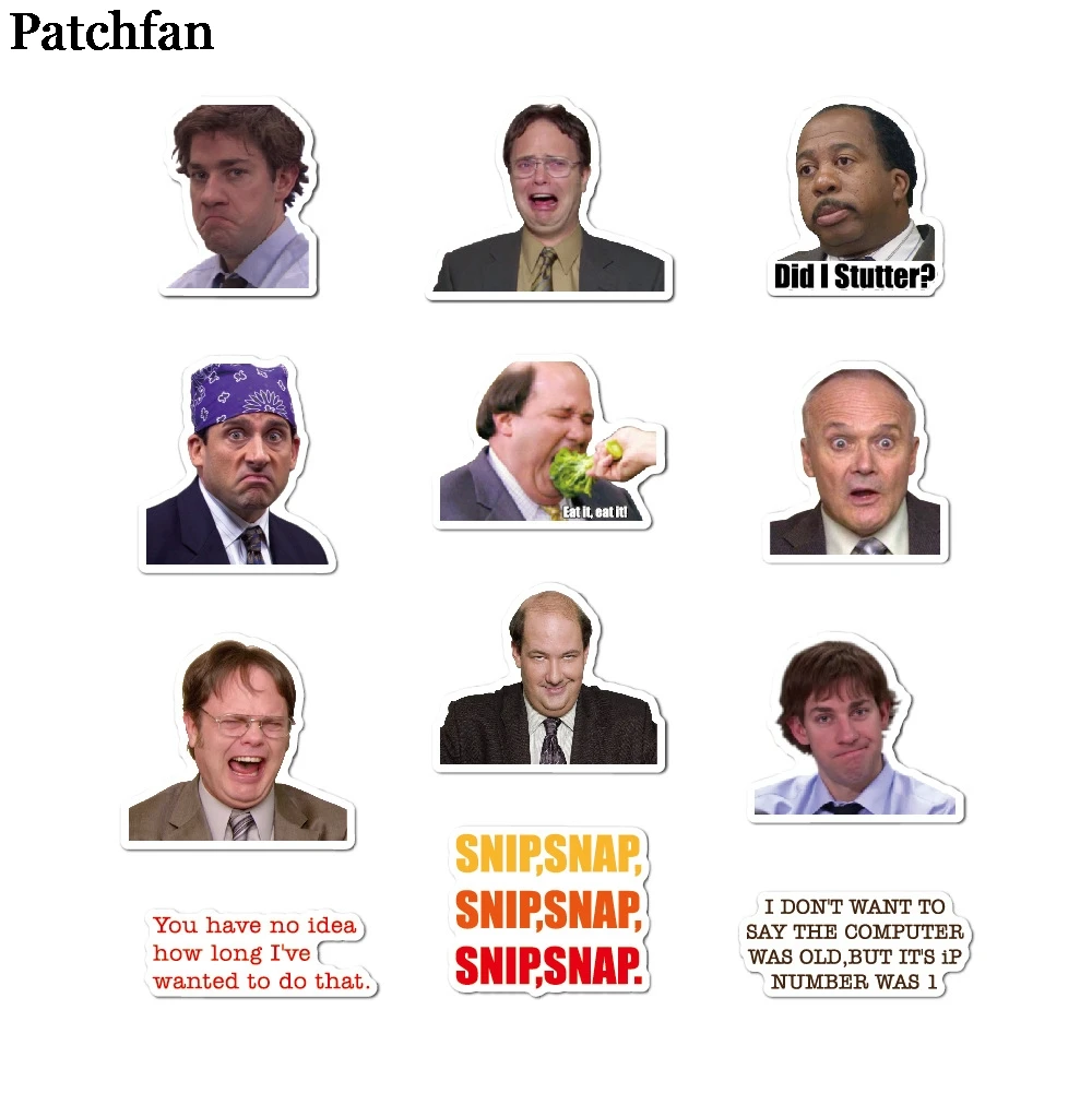 Patchfan 50 шт в наборе офис ТВ шоу детские наклейки для скрапбукинга DIY ноутбук