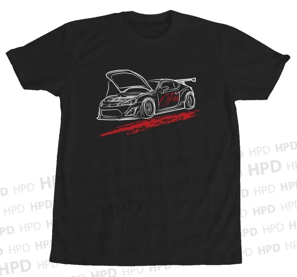 Новинка 2019 футболка FRS Graphic JDM Fresh Cool Классическая с японскими автомобильными