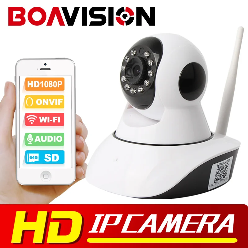 2MP HD 1080P Smart IP Camera WIFI Night Vision Two Way Audio Wireless