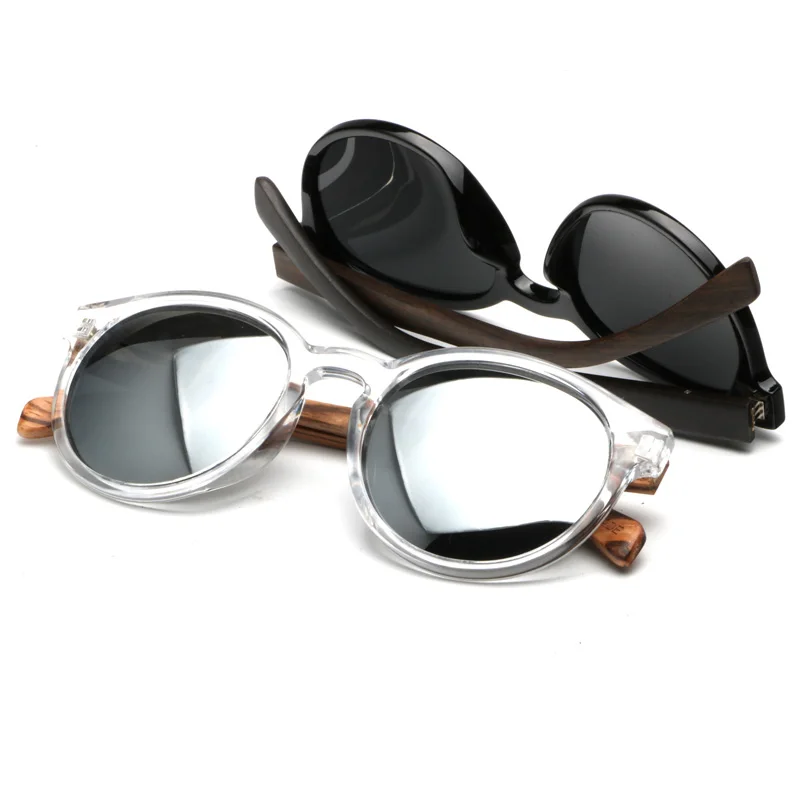 Ablibi брендовые дизайнерские винтажные круглые Мужские поляризационные деревянные солнцезащитные очки для женщин с защитой от ультрафиолета, HD линзы деревянные оттенки