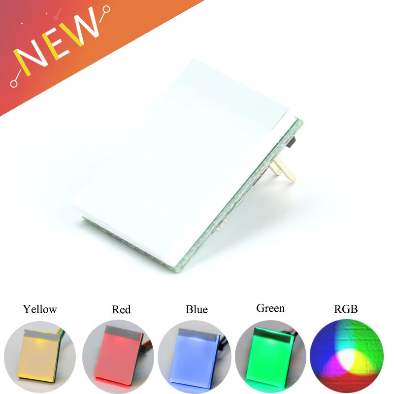 

5Pcs Capacitive Touch Switch HTTM Touch Button Sensor Module Green Blue Red Yellow RGB Colorful Display Integrated Circuit