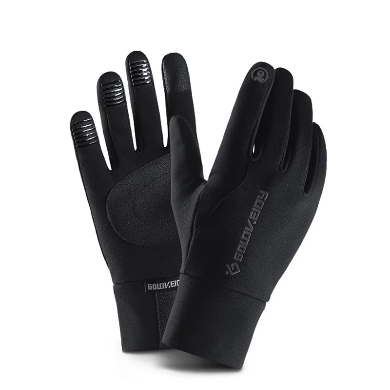 

2018 Winter Cycling Gloves Touch Screen Windproof Warm Bike Gloves Sport Shockproof Full Finger Bicycle Glove For Men Woman