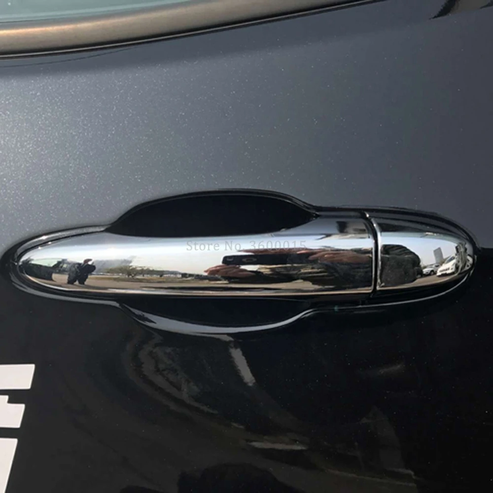 For Jeep Compass 2017 2018 2019 Car Styling Parts Door Handle Cover Catch Chrome Molding Trim Exterior Decoration Accessories For Jeep Compass 2017 2018 2019 Car Styling Parts Door Handle Cover Catch Chrome Molding Trim Exterior Decoration Accessories