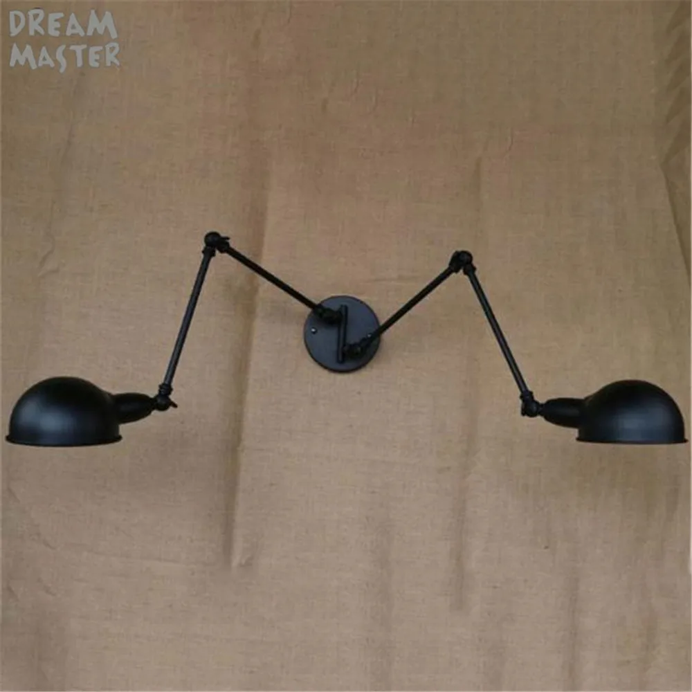 Classical Black Iron Wall Lights Antique Industrial America Country Wall lamp Retro Home Hall Beside Vintage applique Decor Classical Black Iron Wall Lights Antique Industrial America Country Wall lamp Retro Home Hall Beside Vintage applique Decor