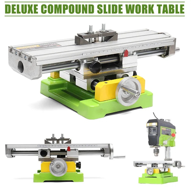 Премиум соединение крест Слайд Рабочий стол Регулировка X-Y фрезерование рабочий крест стол 6350 скамейка дрель Рабочий стол тиски