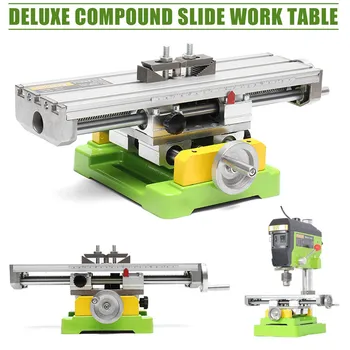 

Premium Compound Cross Slide Working Table Adjustment X-Y Milling Working Cross Table 6350 Bench Drill Work Table Vise