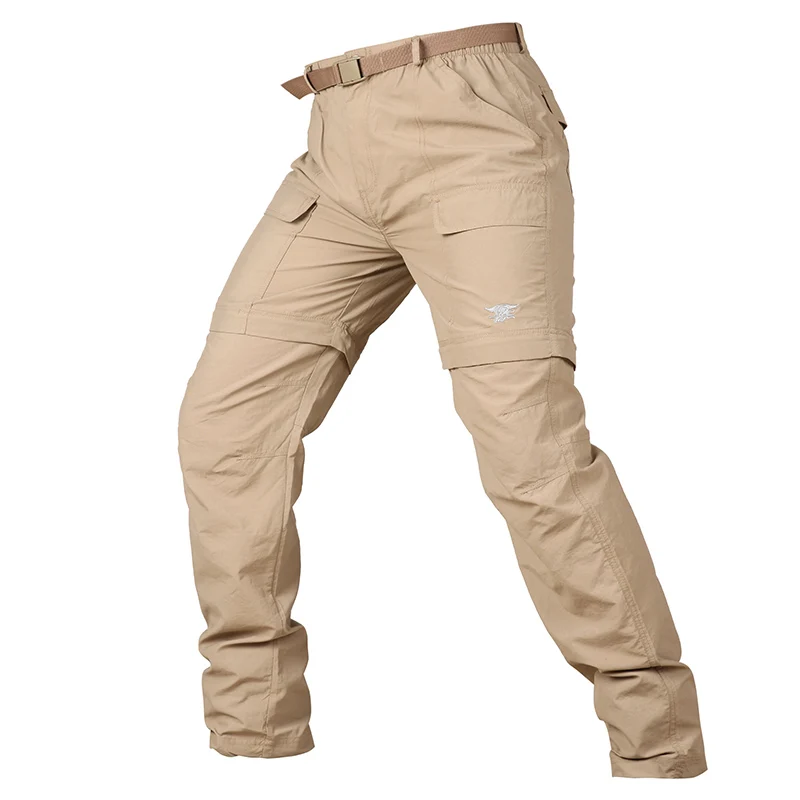 Refire gear камуфляжные уличные отстегивающиеся брюки мужские летние походные быстросохнущие брюки до колен на молнии съемные походные брюки