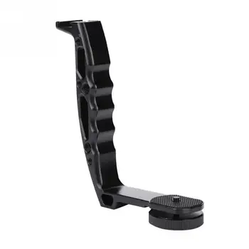 

Professional High Quality Aluminum Alloy L Bracket Extended Single Handle Grip for Zhiyun Crane 2 DJI Ronin-S Gimbal New 2018