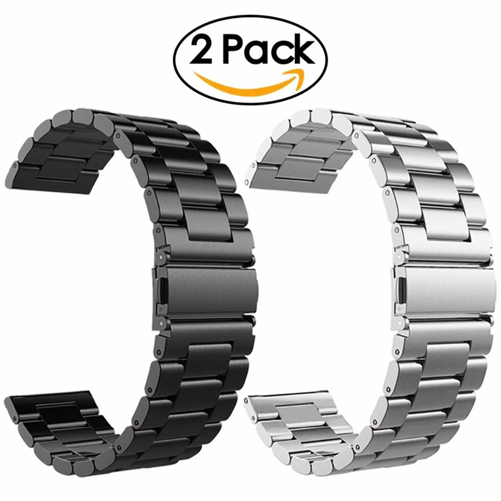 VIGOSS 20MM WATCH BANDS For Samsung Gear Sport Band Stainless Steel