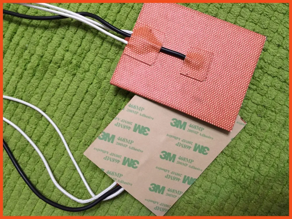 240mmX240mm 300W 110V NTC100K 3M adhesive Electric heating plate