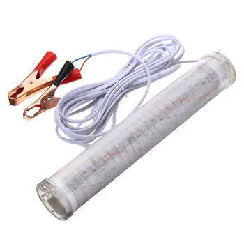 12V 20W LED Underwater Submersible Light Waterproof Fishing Light Boat Squid Fish Lamp Blue/Green 12v underwater submersible night fishing light shad bait lure squid boat lamp 108 led light bulb w 5m ip67 waterproof lamp