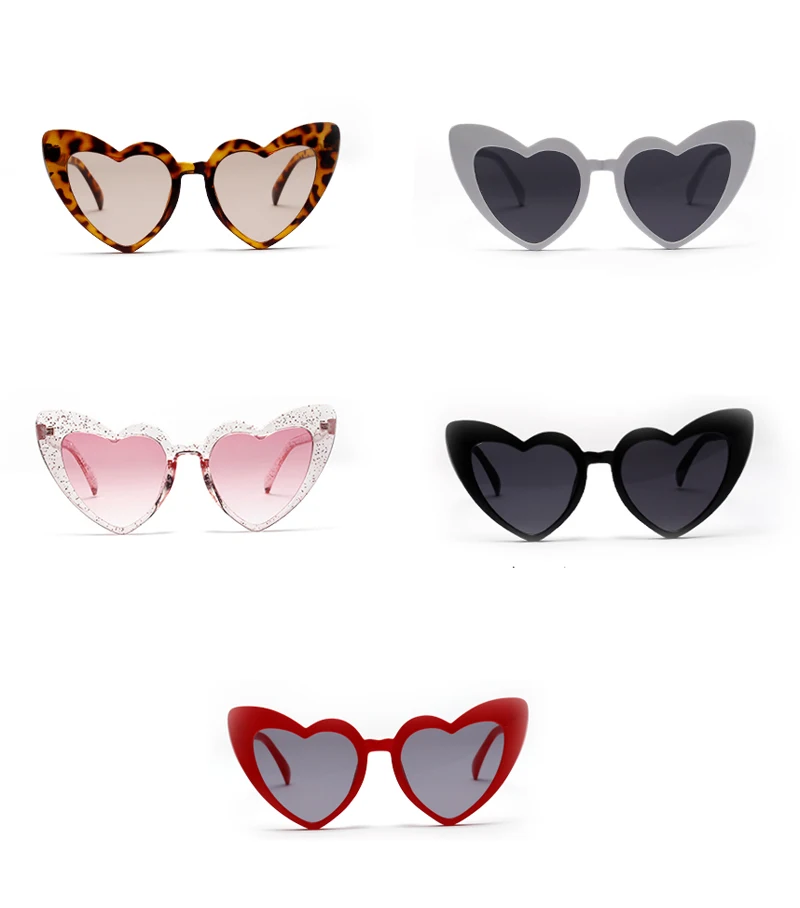Heart Shaped Sunglasses For Women detail (4)