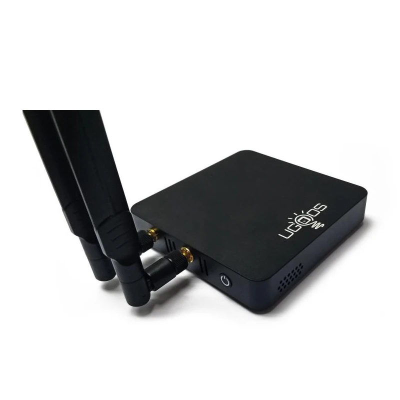 UGOOS AM6 TV Box Amlogic S922X Android 9.0 DDR4 2GB 16GB Set Top Box 2.4G 5G WiFi 1000Mbps BT5.0 4K HD Media Player VS AM3