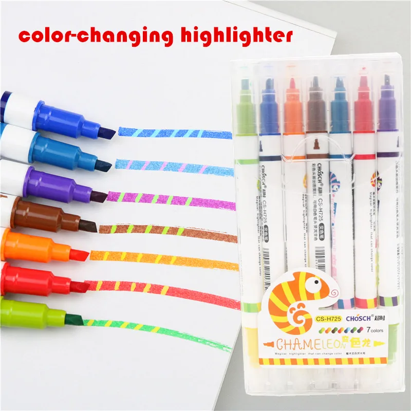 Можно изменить цвет хайлайтер Волшебная водная цветная ручка Детский рисунок обесцвечивающаяся ручка подарок школьнику