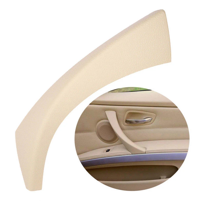 

Right Side Inner Door Panel Handle Pull Outer Trim Cover for BMW 3-Series E90 E91 E92 E93 Beige