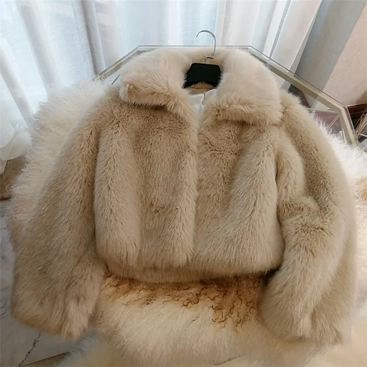 Стиль высококлассное модное женское пальто из искусственного меха S16