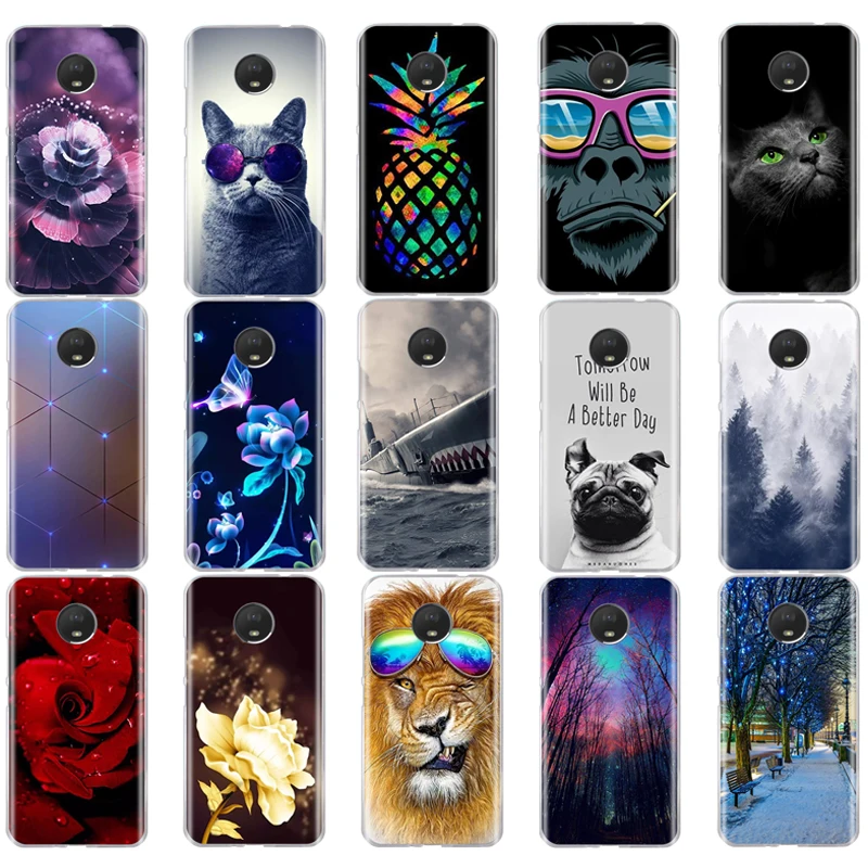 For Motorola Moto E4 Plus Case Cute 3D 