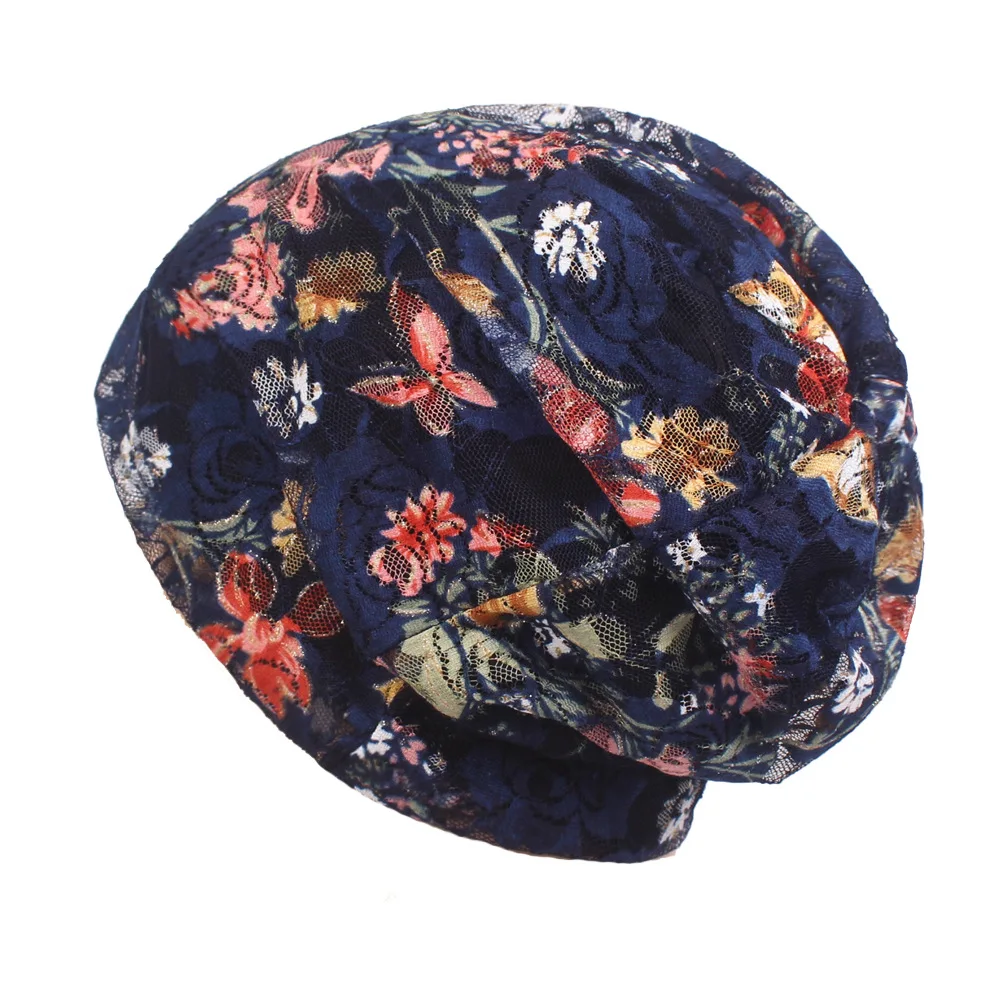 [DINGDNSHOW] брендовые шапочки, шапка для взрослых из хлопка, шапка с цветком, женская вязаная шапка, Женская Зимняя кепка Skullies, теплая