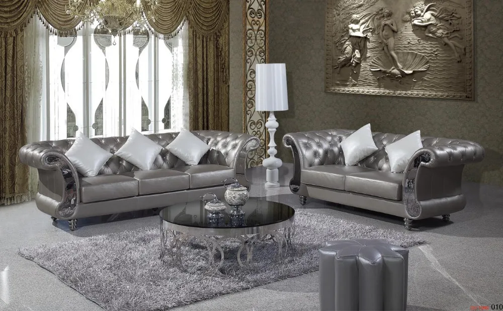 Lederen chesterfield koop goedkope lederen chesterfield loten van ... Woonkamer banken leer