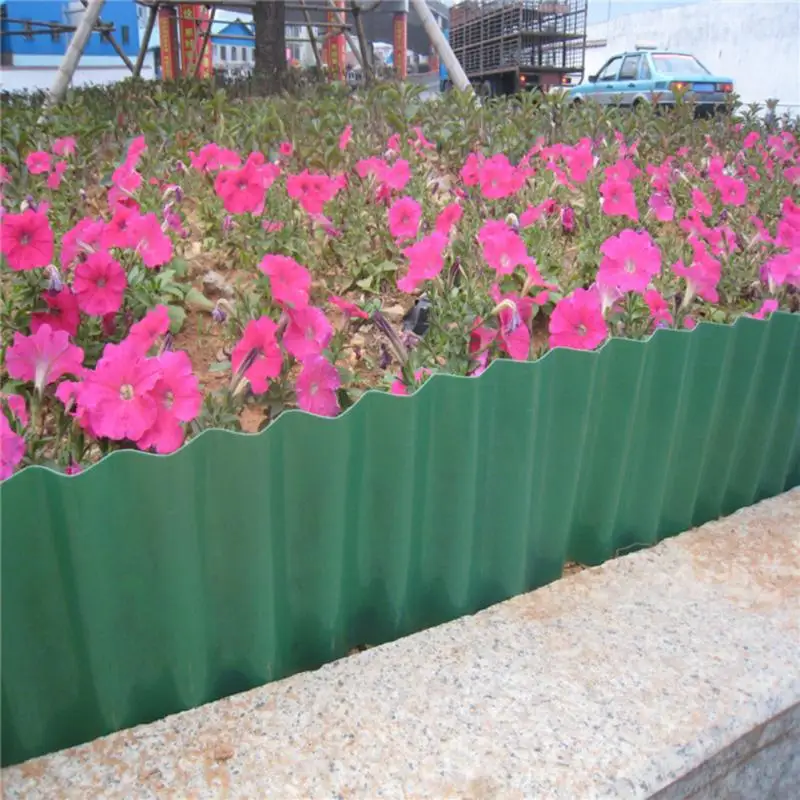 

Fence DIY Flexible Easy Installation Garden Decorative Lawn Edging Ripple Shape Courtyard Path Insert Durable Flower Protect