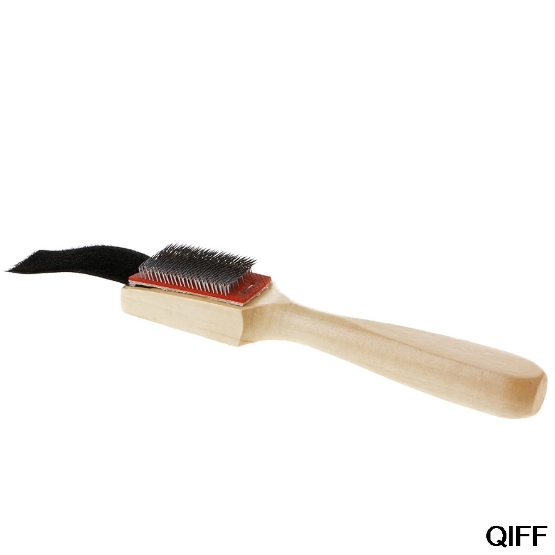 Wholesale Wood Suede Sole Wire Cleaners Dance Shoes Cleaning Brush For Footwear May06